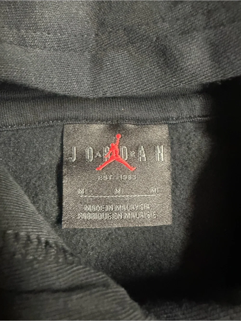Jordan black pullover
